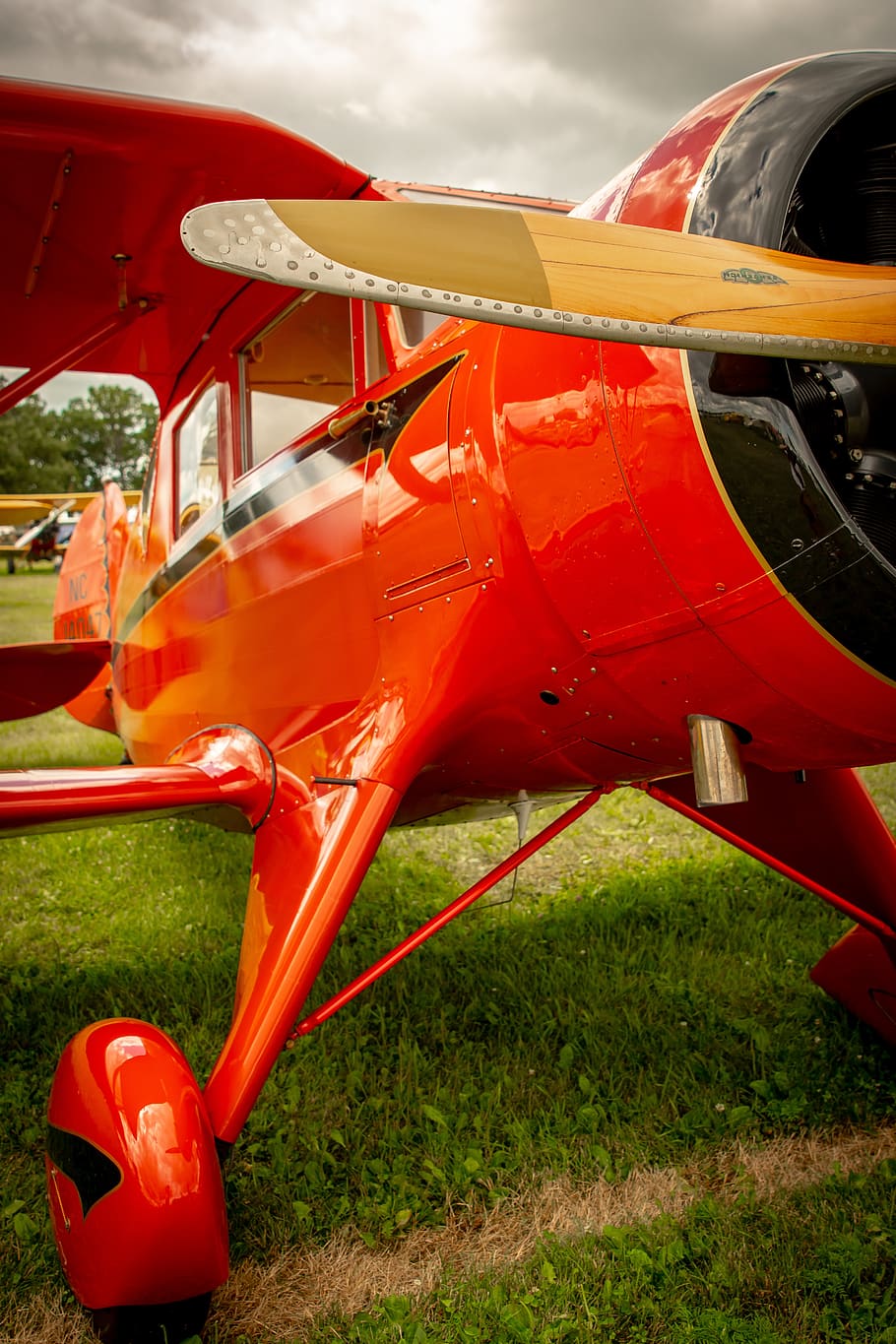 vintage, aviation, aircraft, classic, propeller, plane, aeroplane, HD wallpaper