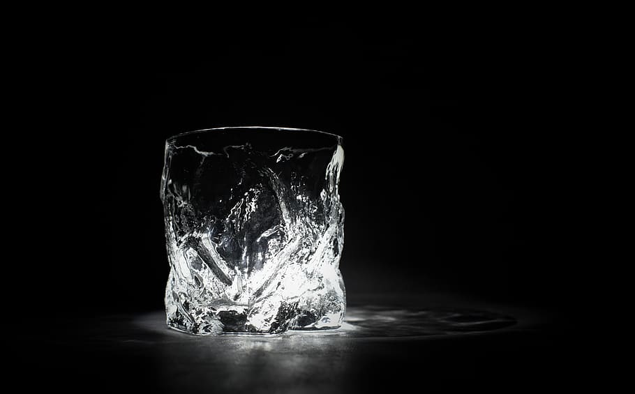 germany, bempflingen, ice, light, black, background, glas, empty HD wallpaper