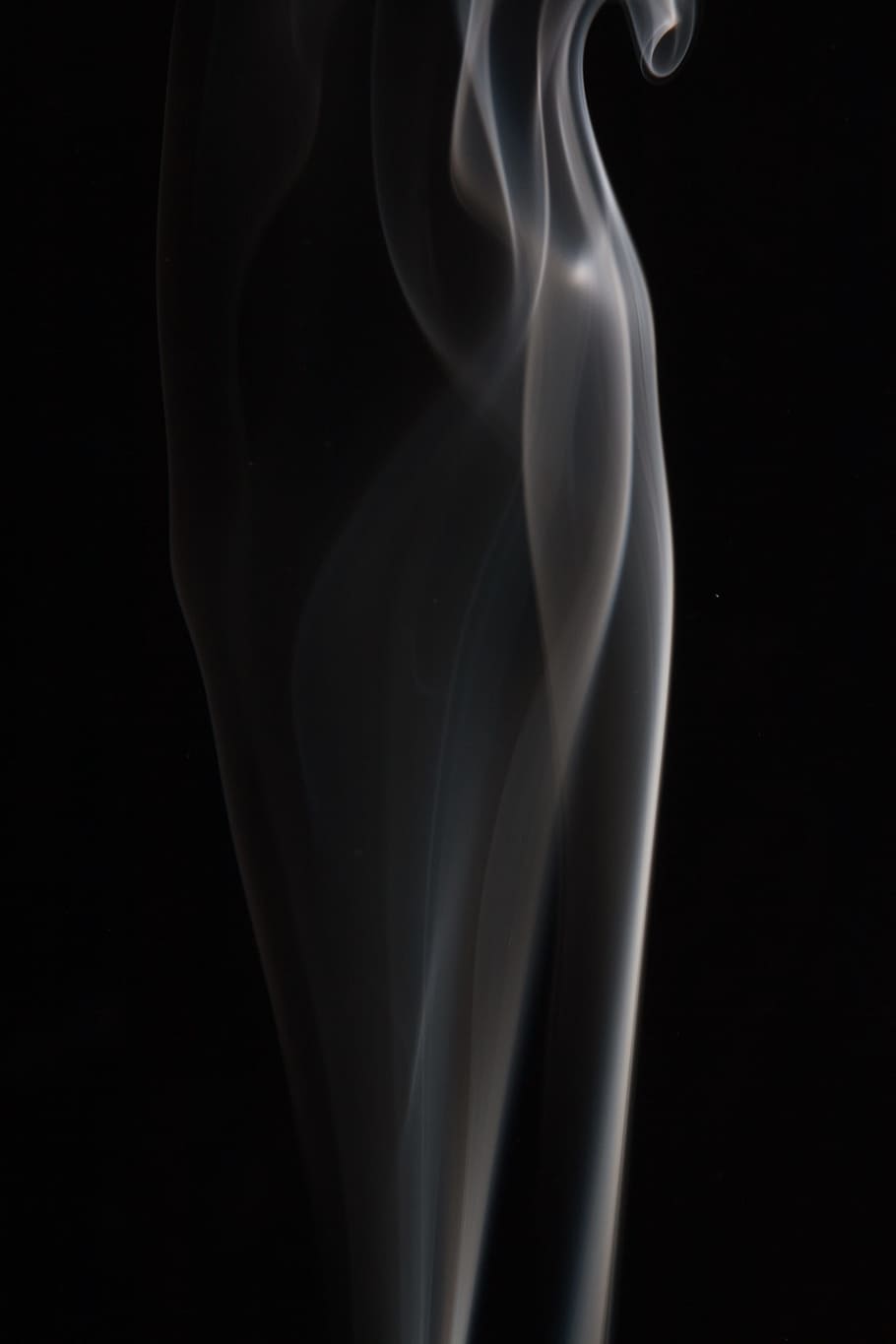 smoke, abstract, shapes, black, texture, background, fog, effect HD wallpaper