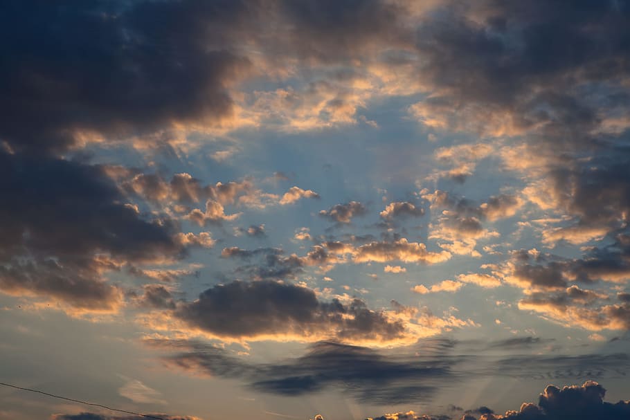 sky, dark, clouds, cloud - sky, beauty in nature, scenics - nature HD wallpaper