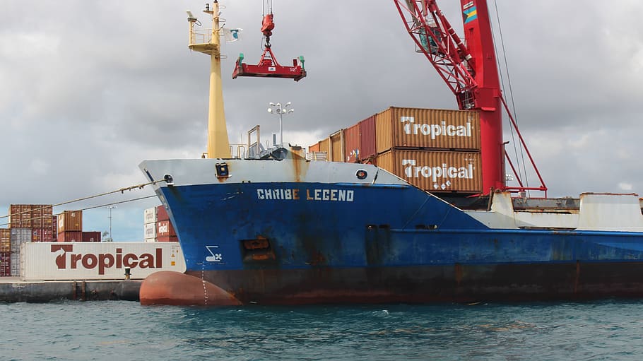 shipping, shipping container, freight, shipment, water, nautical vessel HD wallpaper