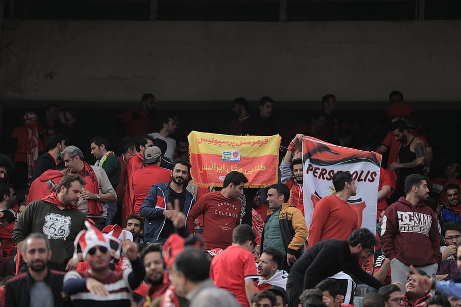 human, person, crowd, audience, text, banner, people, persepolis HD wallpaper