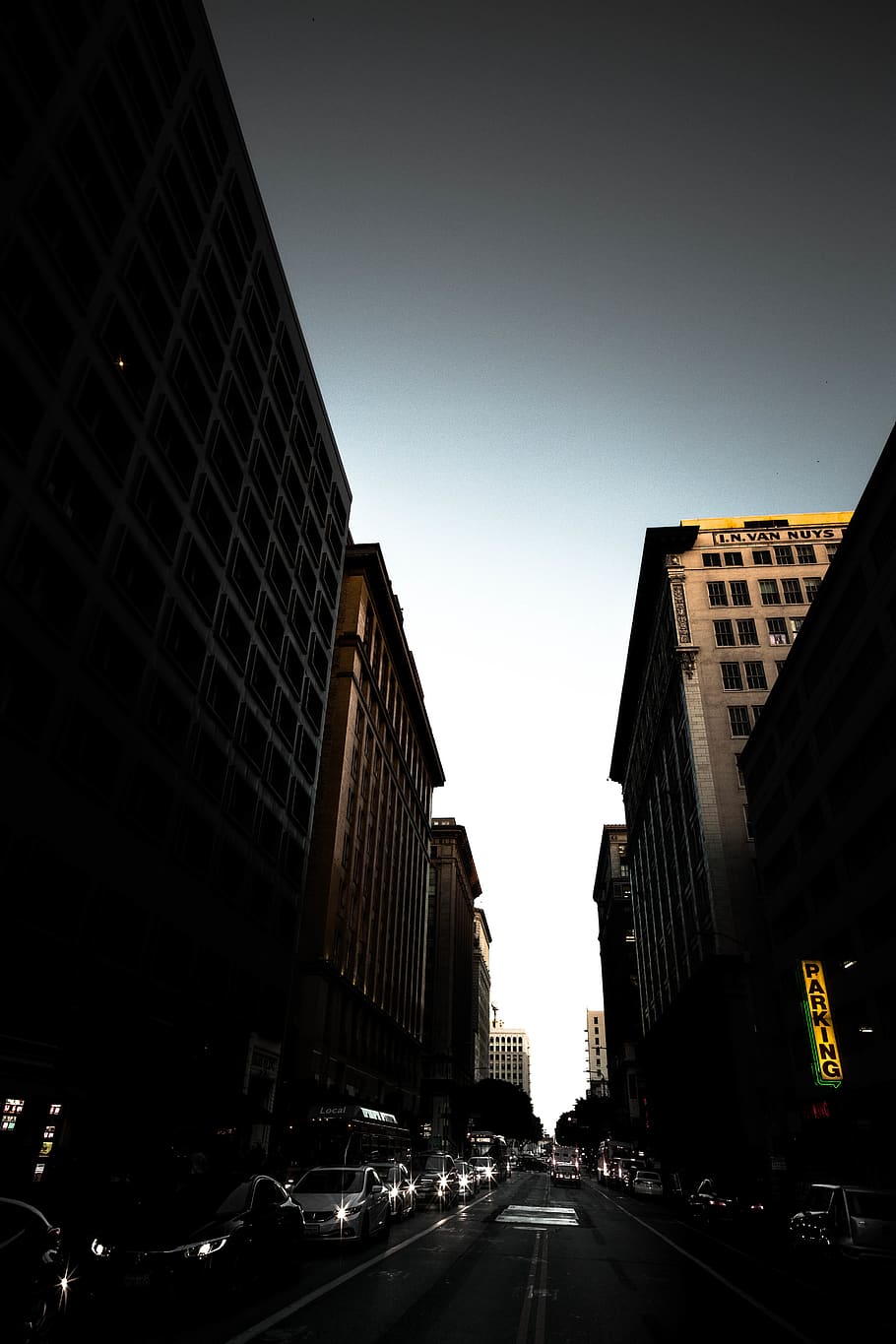 city views, explore, conquer_la, dtla, downtown, building exterior HD wallpaper