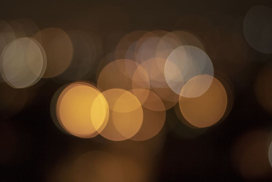 bokeh, lights, circle, defocused, geometric shape, illuminated HD wallpaper
