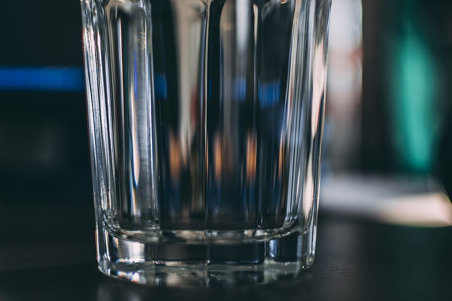 germany, berlin, desk, edges, colours, water glass, blurred background HD wallpaper