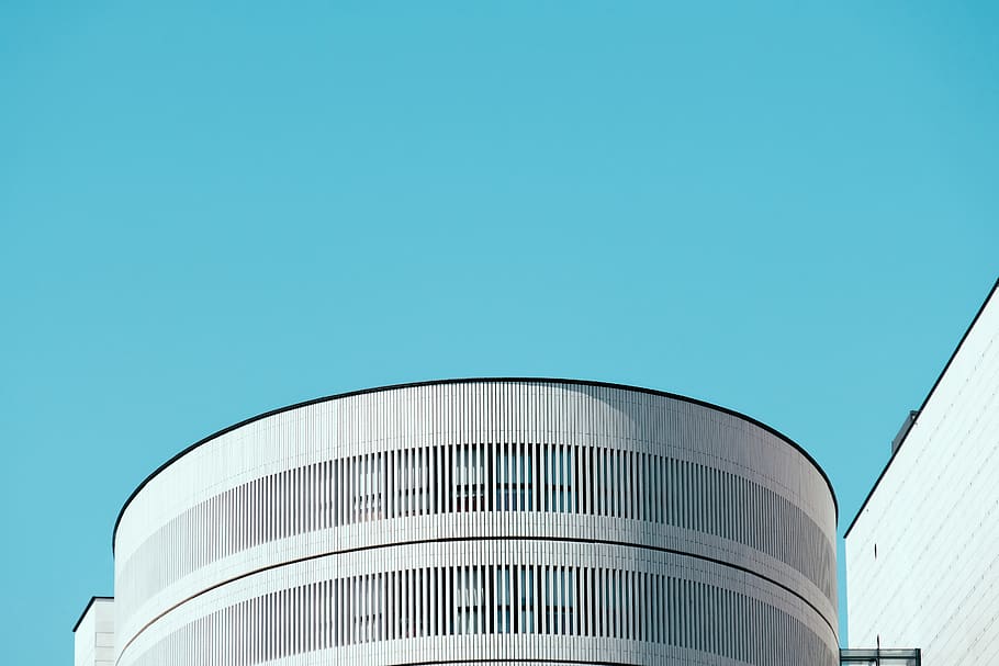 white concrete building, office building, architecture, city HD wallpaper