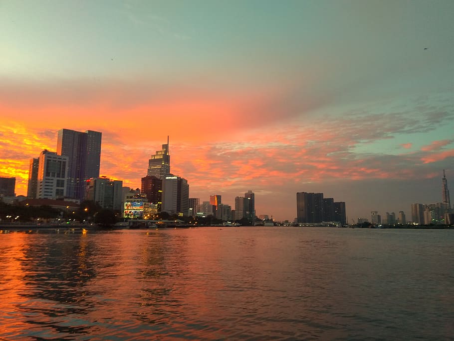 building exterior, built structure, architecture, sky, waterfront HD wallpaper
