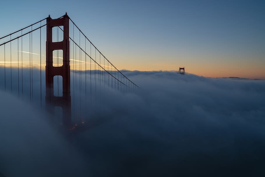 golden gate bridge, sky, built structure, connection, architecture HD wallpaper