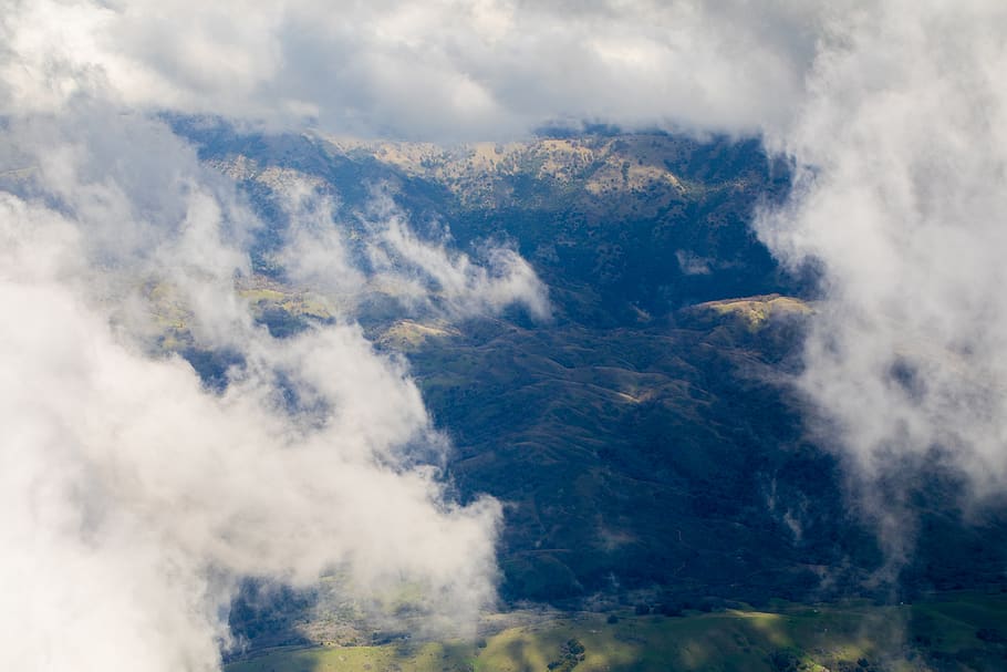 mountain range under clouds, cloud - sky, scenics - nature, beauty in nature HD wallpaper