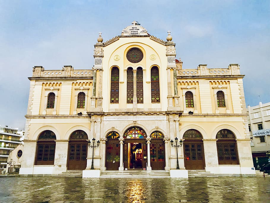 building, architecture, iraklio, greece, kirillou loukareos 10 HD wallpaper