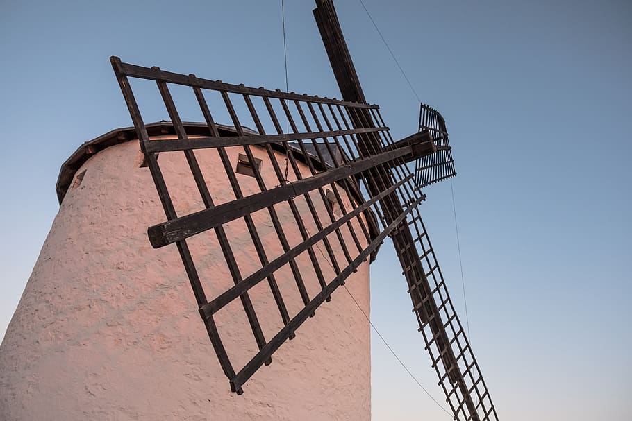 sunset, mills, castilla, stain, wind, breeze, warm, old, museum HD wallpaper