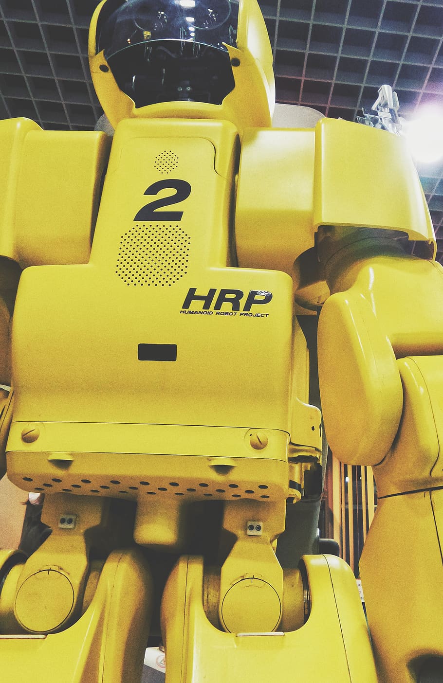 robot, android, hrp, humanoid, cyber, future, bionic, yellow, HD wallpaper