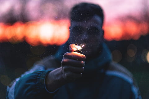 man holding lighter, finger, human, person, hamburg, germany HD wallpaper