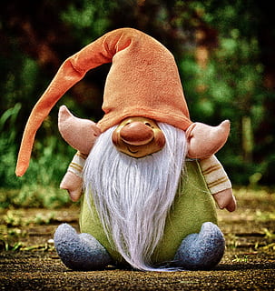 imp, cute, funny, figure, sweet, deco, are, dwarf, decoration HD wallpaper