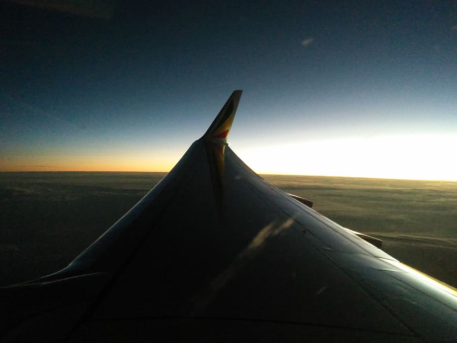ethiopia, addis ababa, air vehicle, sky, airplane, aircraft wing HD wallpaper