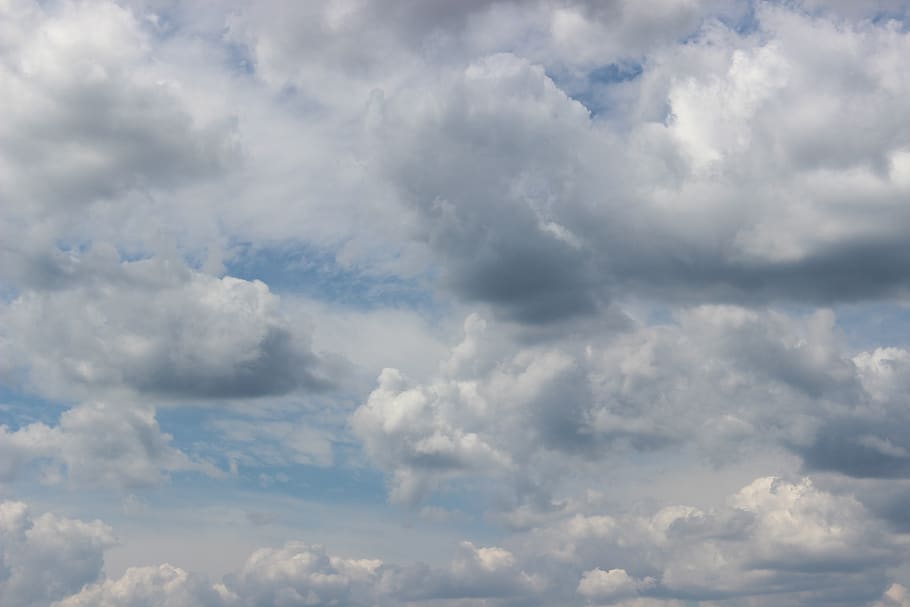 heaven, clouds, blue, cloud - sky, beauty in nature, low angle view HD wallpaper