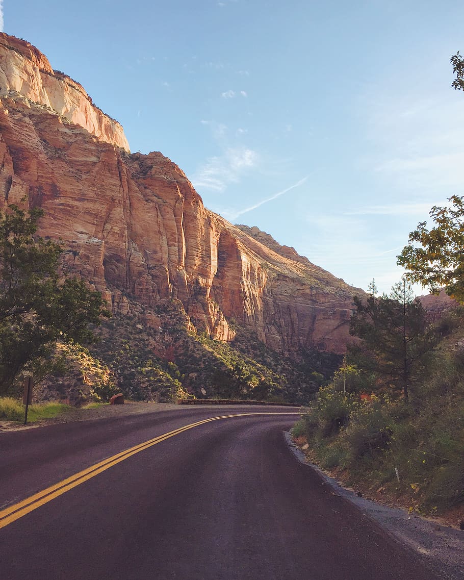 HD wallpaper: united states, hurricane, utah, canyon, morning, light ...