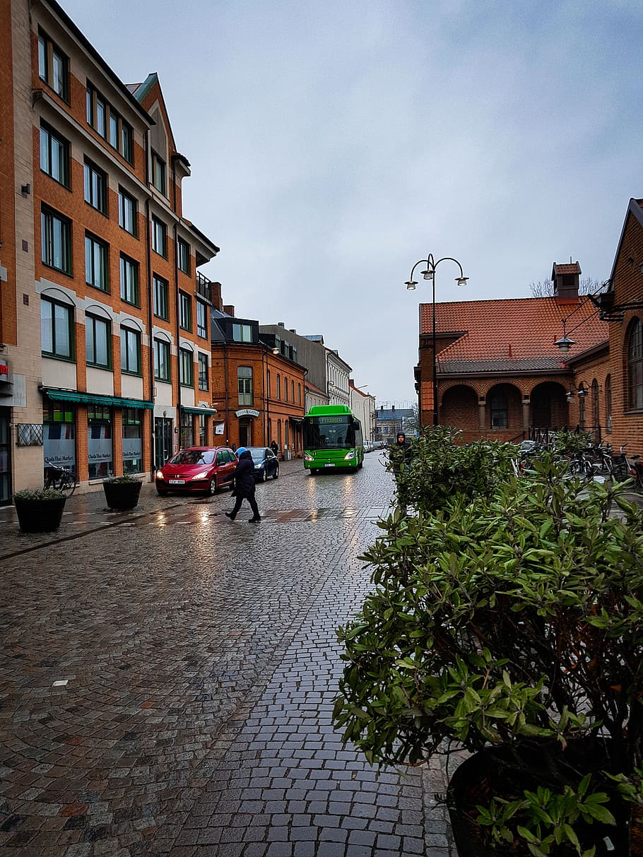 walkway, path, human, person, pavement, sidewalk, sweden, eslov HD wallpaper