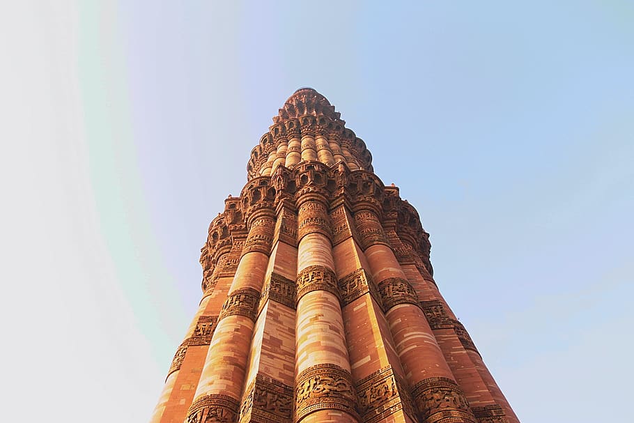 Brown and Beige Tower, ancient, architectural, architecture, art HD wallpaper
