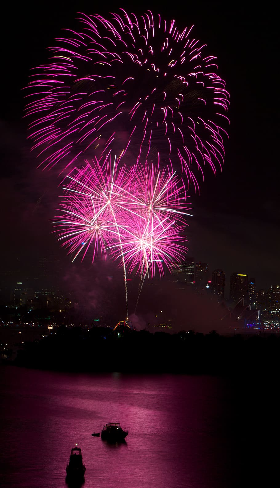 australia, sydney harbour, fire, firework, fireworks, color HD wallpaper