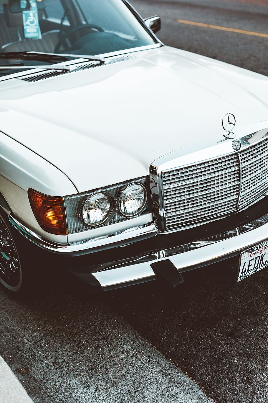 close up photography of Mercedes-Benz car, mercedes benz, old car