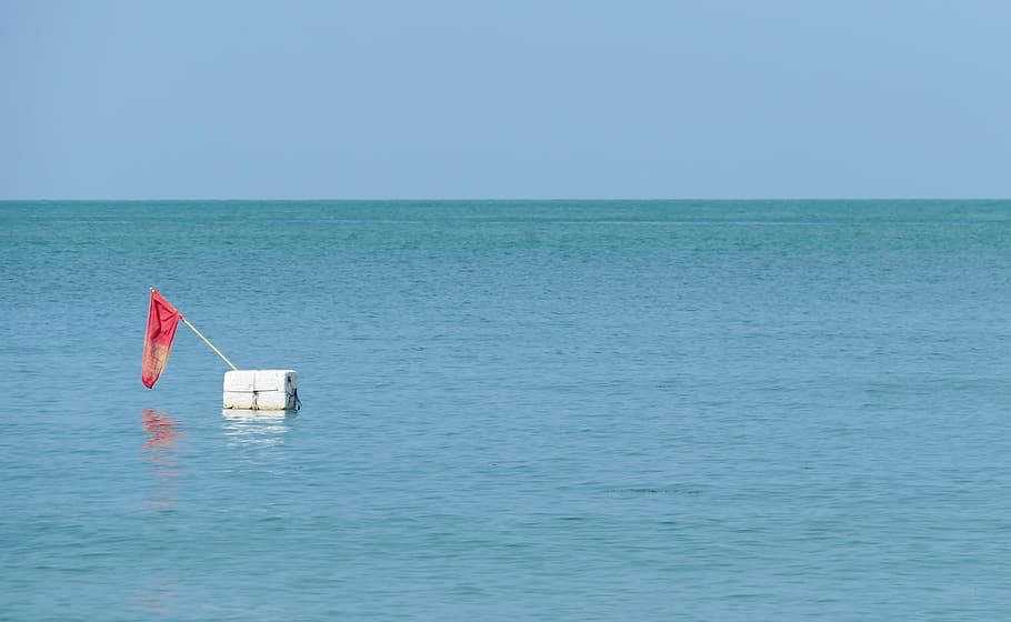 sea, water, nature, drafting, skyline, blue, horizon, horizon over water HD wallpaper