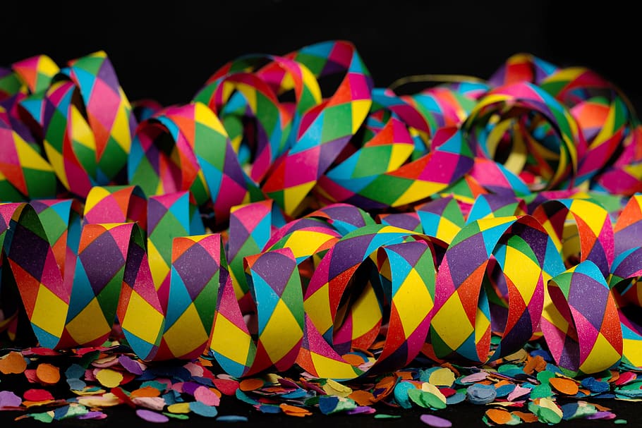 streamer, carnival, colorful, background, pattern, party, carneval