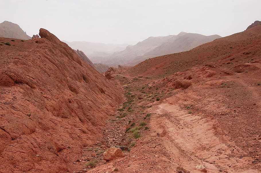 morocco, gorge, dades, red, hills, valley, barren, mountain HD wallpaper