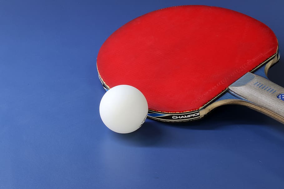 table tennis, ping-pong ball, games, sport, hobby, racket, leisure, HD wallpaper
