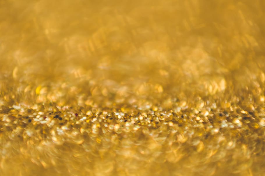 abstract, yellow, bubbles, blur, gold colored, backgrounds HD wallpaper