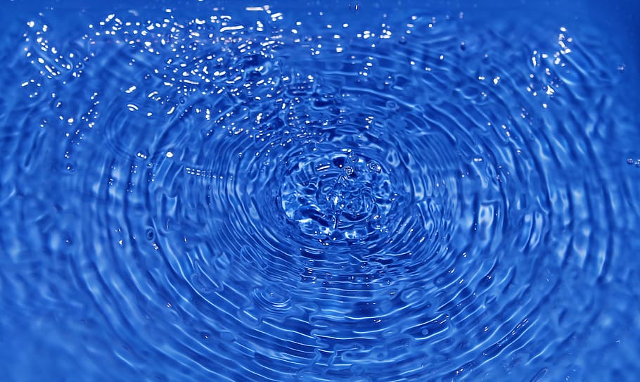 ripples, water, wave, drop, background, texture, liquid, concentric HD wallpaper