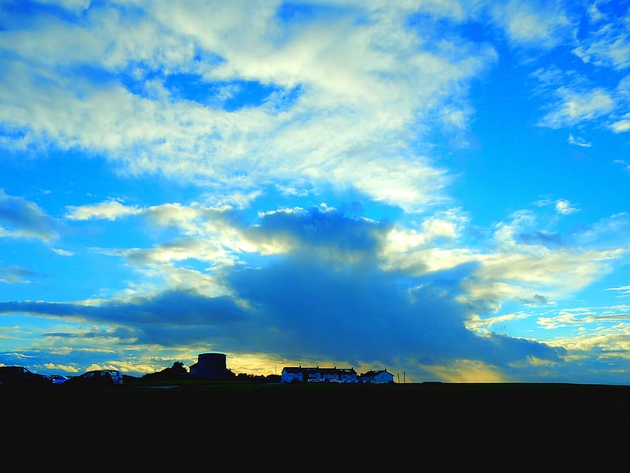 ireland, skerries, cloud - sky, built structure, architecture HD wallpaper