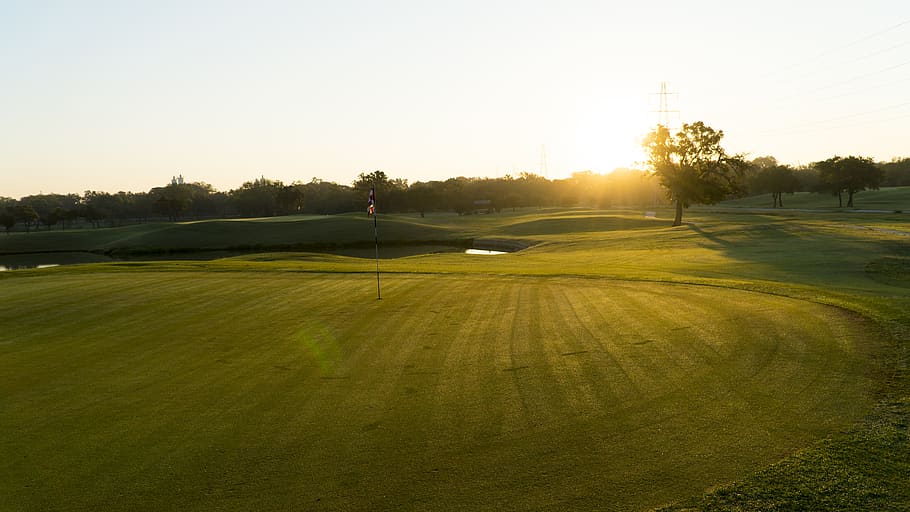 golf, golf course, golfing, green, grass, field, golfers, nature, HD wallpaper