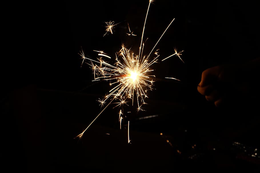 night, spark, midnight, party, new years, tb, firework, 2015 HD wallpaper
