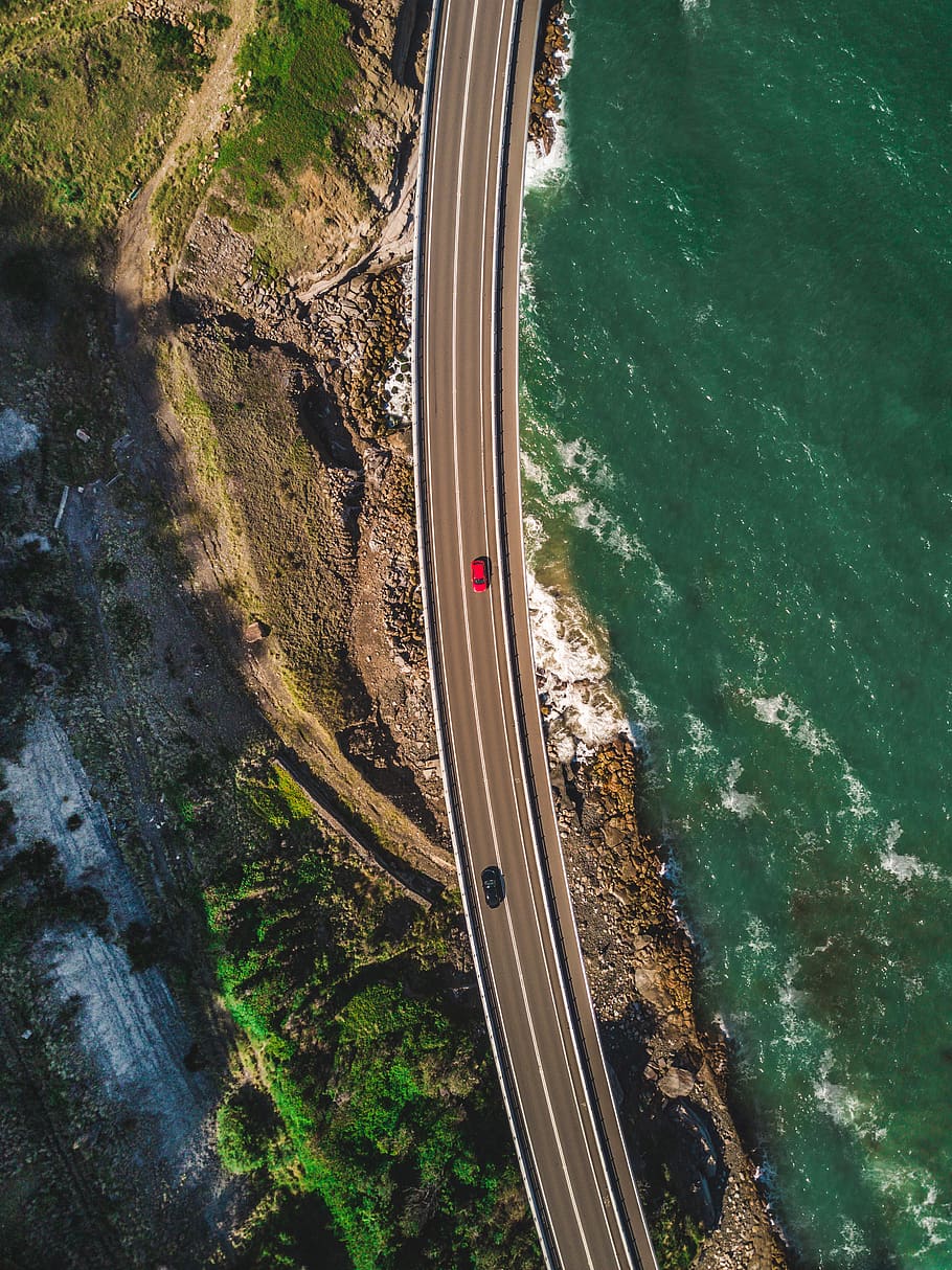 transportation, mode of transportation, high angle view, motion HD wallpaper