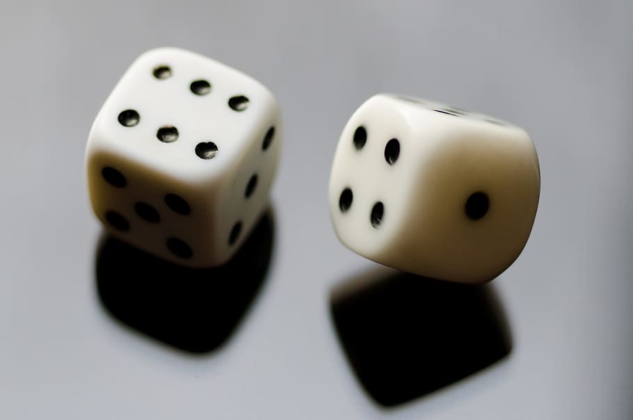dice, two, object, play, number, gambling, luck, opportunity HD wallpaper