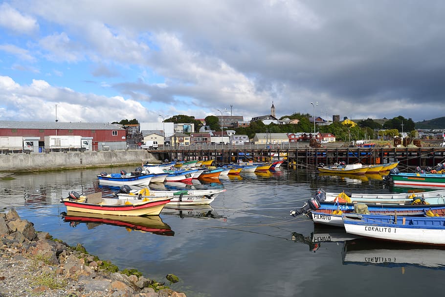 chile, ancud, chiloe, nautical vessel, transportation, water HD wallpaper