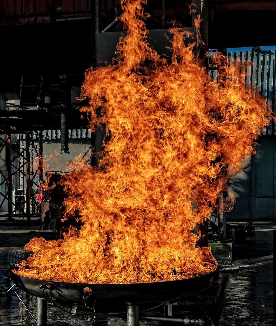 grill flame, fire, fire - natural phenomenon, heat - temperature HD wallpaper
