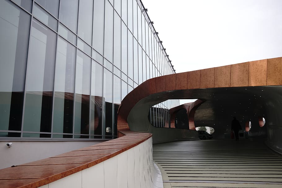 architecture, built structure, building exterior, glass - material HD wallpaper