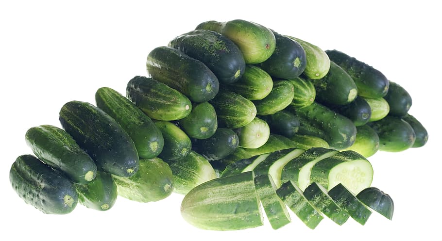 cucumbers, sliced, green, close-up, closeup, diet, dieting HD wallpaper