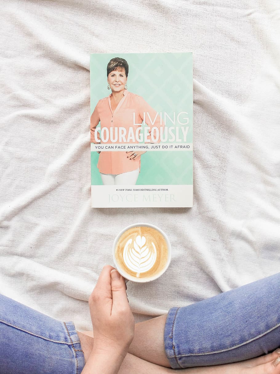 living courageously book, human, person, word, coffee cup, beverage HD wallpaper