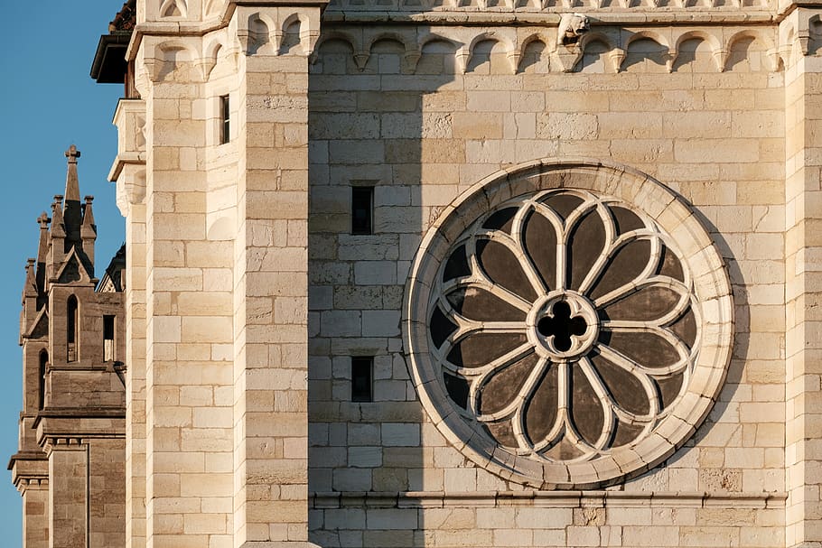 white concrete building, tower, architecture, clock tower, switzerland HD wallpaper