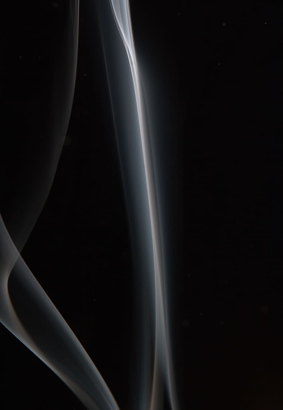 smoke, background, black, white, graphic, hot, isolated, curve HD wallpaper