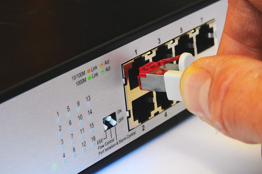 Network Switch, technology, data, server, human hand, human body part HD wallpaper