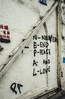 wall, graffiti, text, art, painting, mural, hong kong, urban HD wallpaper