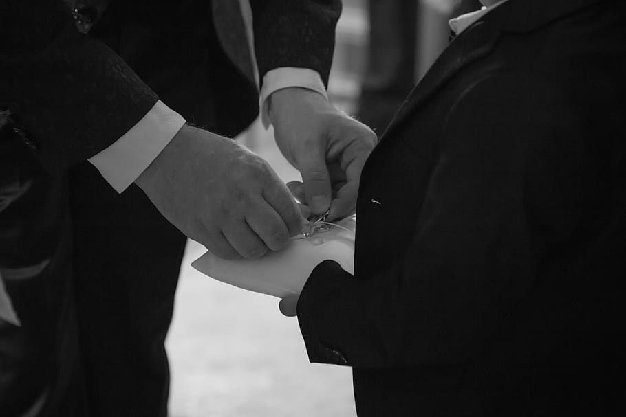 wedding, groom, bride, pair, celebration, romantic, rings, love HD wallpaper