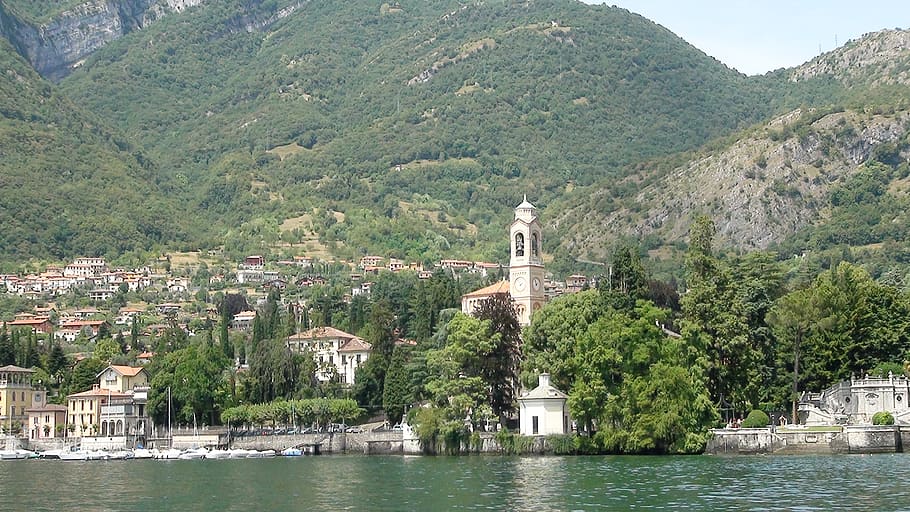 italy, lake como, architecture, building exterior, built structure HD wallpaper