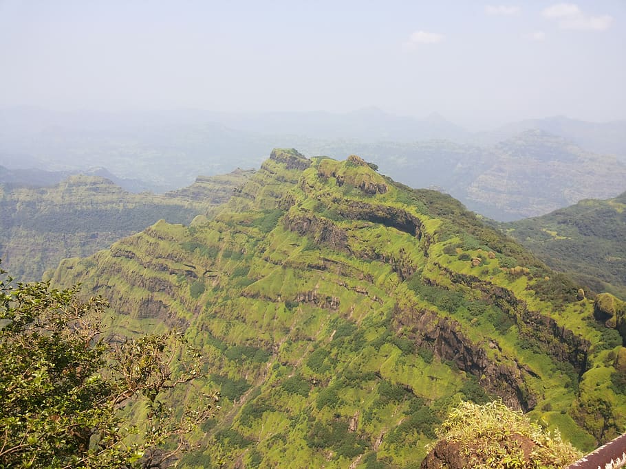 india, lonavala, rain, green, hills, hiking, adventure, trees HD wallpaper