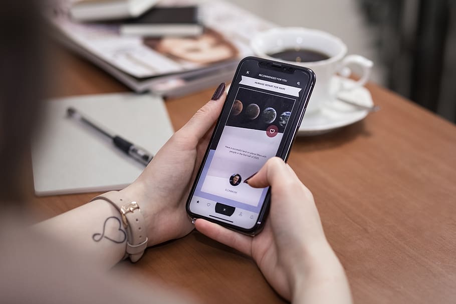 Person Holding Iphone X, coffee, communication, connection, cup HD wallpaper