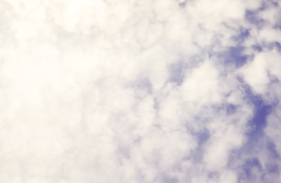 Sky view and white clouds, beautiful, blue, cloudy, light, space HD wallpaper